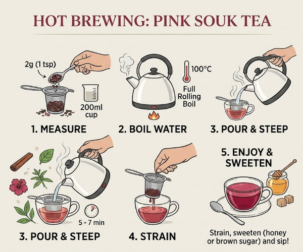 Pink Souk (Moroccan Edition) Hot Brew