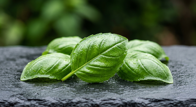 Sweet Basil Leaves