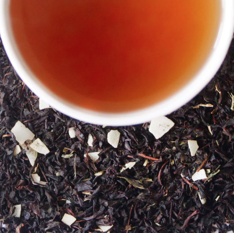 LittleCalm Jade Summit Taiwanese whole leaf oolong tea cup on loose leaf with coconut and stevia – premium loose leaf tea for focus, gentle energy and metabolism support, toasty amber brew, no teabags no microplastics India