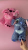 A video of Pink stitch or Angel Breathing Stitch teddy and relaxing helping to sleep and anxiety relief India tools with lighting teddy and breathing sound